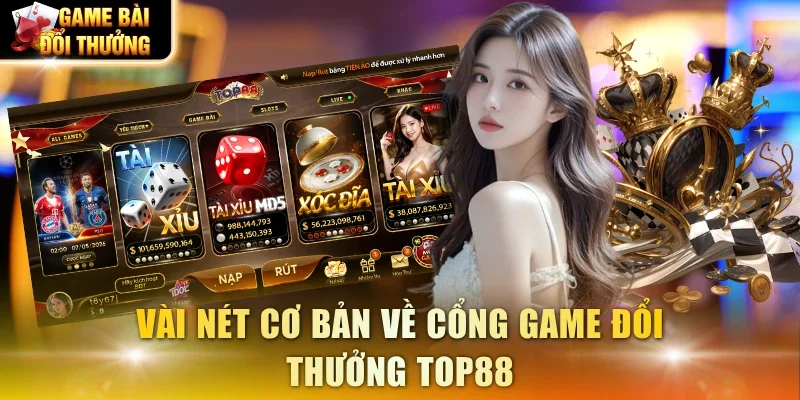 Vài nét cơ bản về cổng game đổi thưởng TOP88
